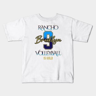 Brooklyn #9 Rancho VB (15 Gold) - White Kids T-Shirt